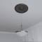 Ekena Millwork Berkshire PVC Medallion (Canopies up to 8 3/8"), 19"OD x 3 1/2"ID x 1"P, Metallic Weathered Steel CMP19BEDST - alternate 10